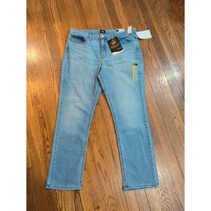 NWT Lee Womens Premium Quality Straight Leg Lt Wash‎ Stretch Legendary Jeans 16